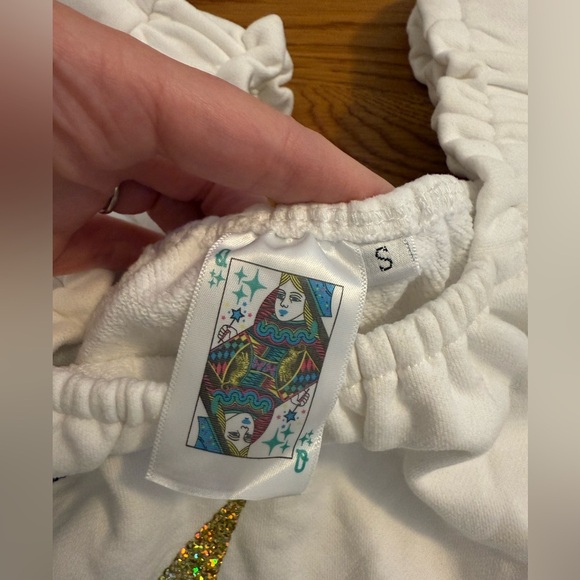 QUEEN OF SPARKLES Icon Flutter Top Sequin Size Small - Picture 4 of 9